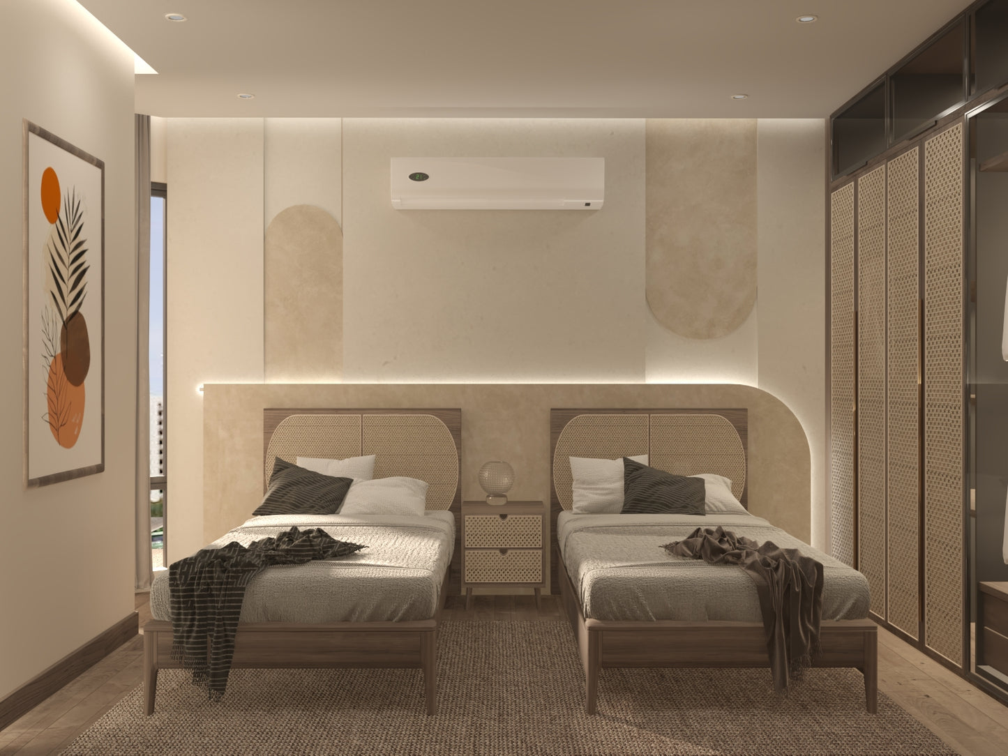The Dual Tranquility Bedroom