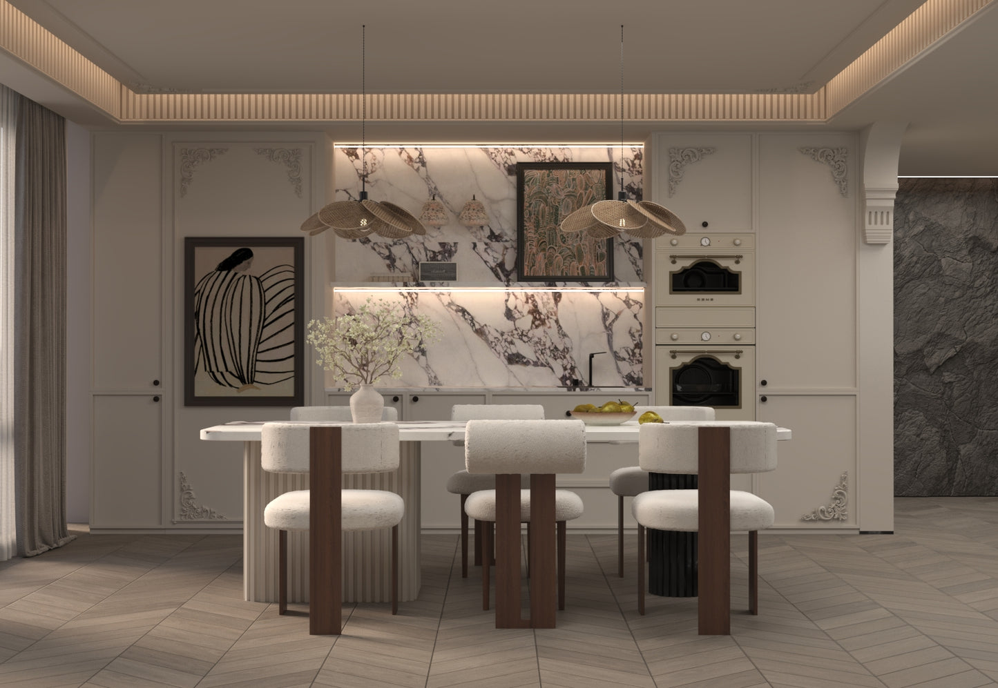 Dino Dine Dining Setup