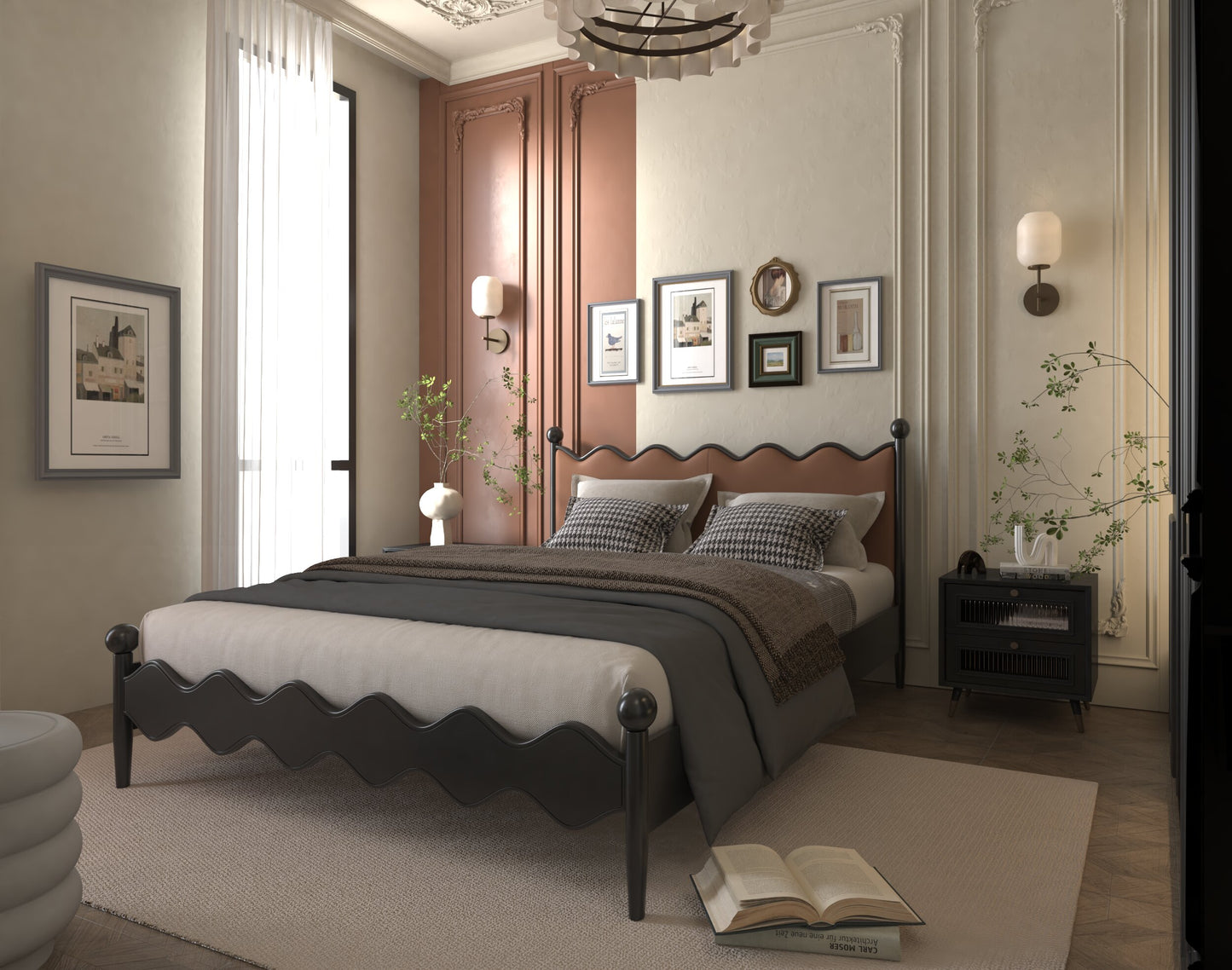 Elegance Noire Bedroom