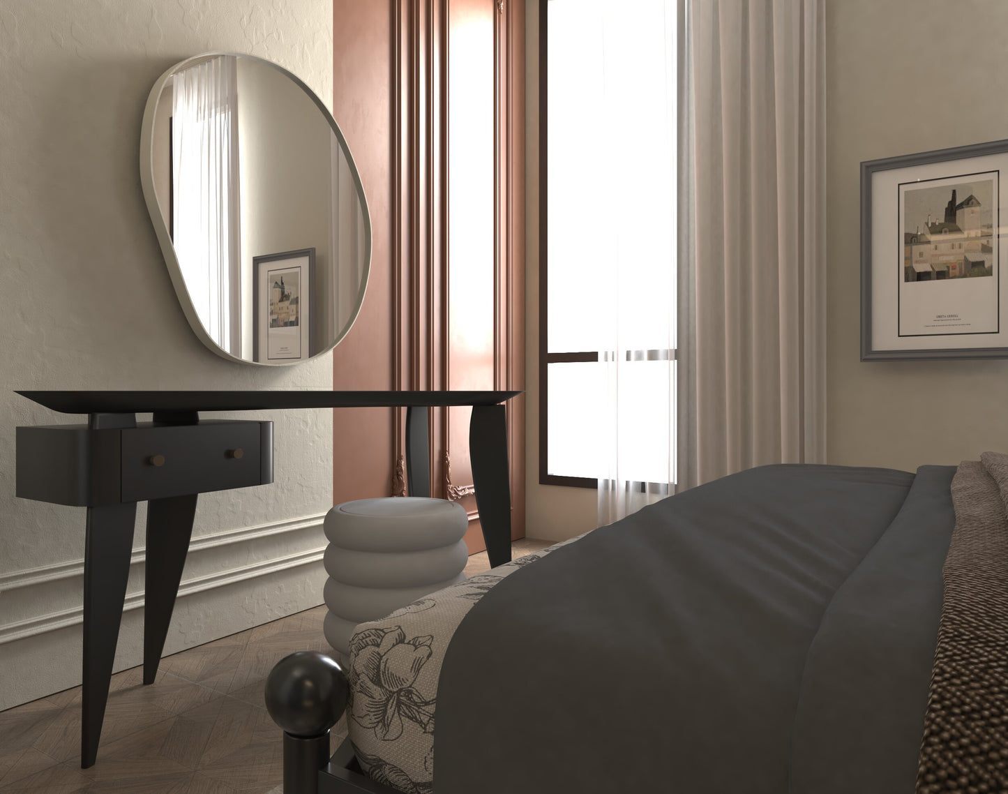 Elegance Noire Bedroom