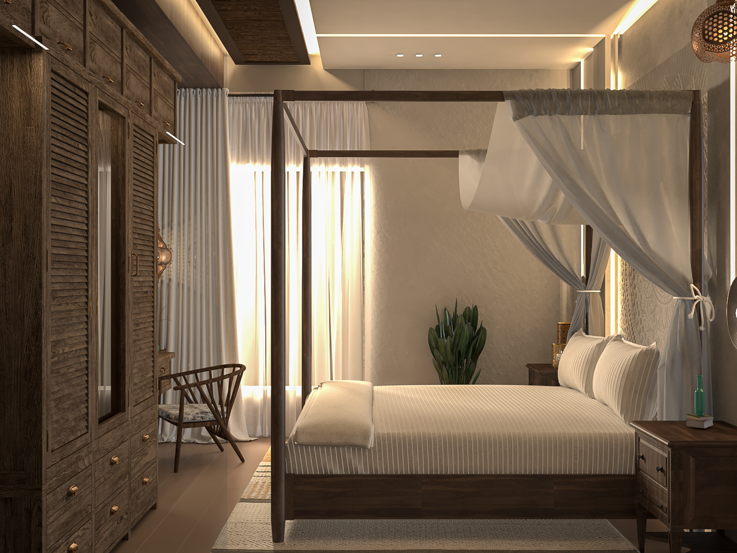 The Andalusian Eclipse Bedroom