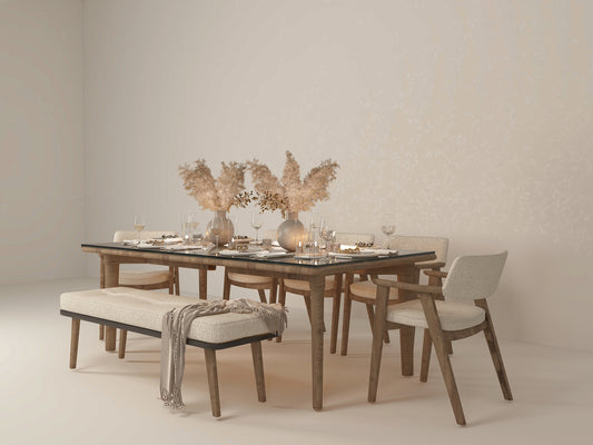 Earthy nook dining set
