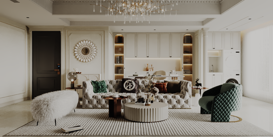 The Ivory Grove living set