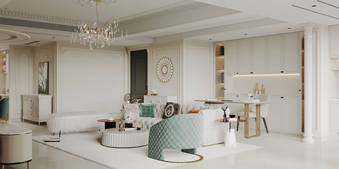 The Ivory Grove living set