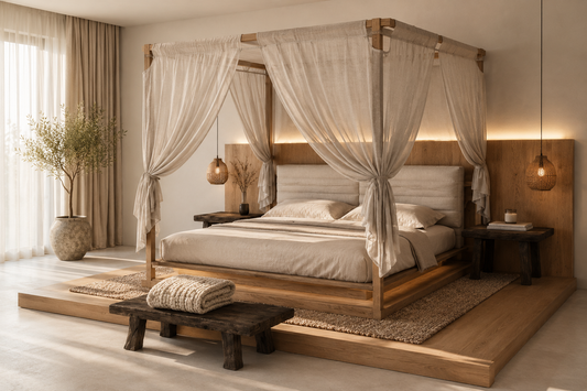 Boho & Calma Bed setup