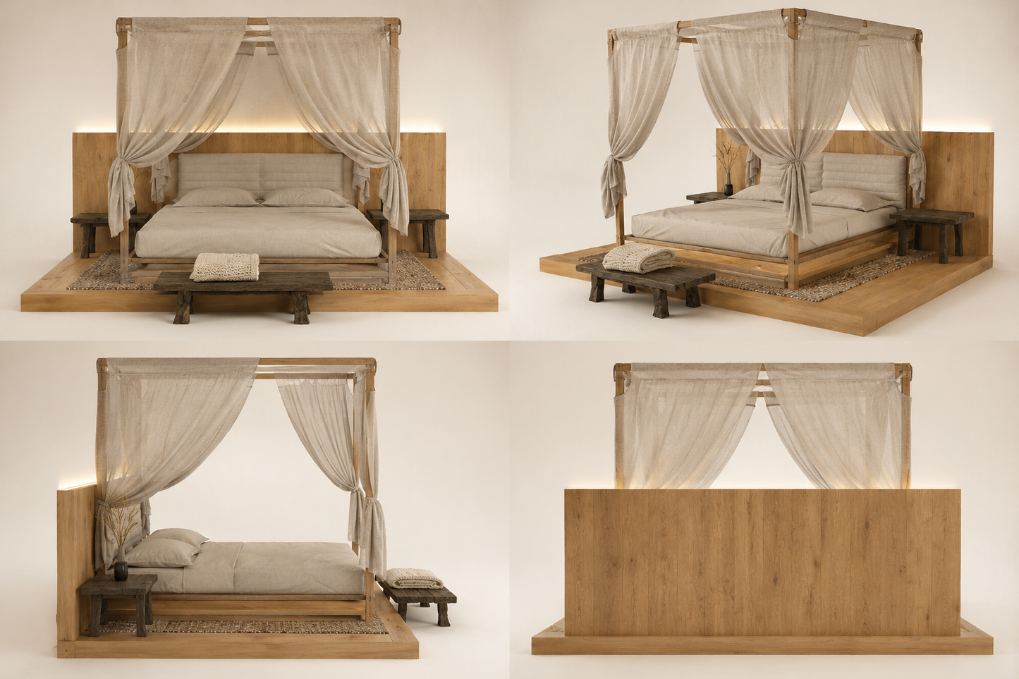 Boho & Calma Bed setup