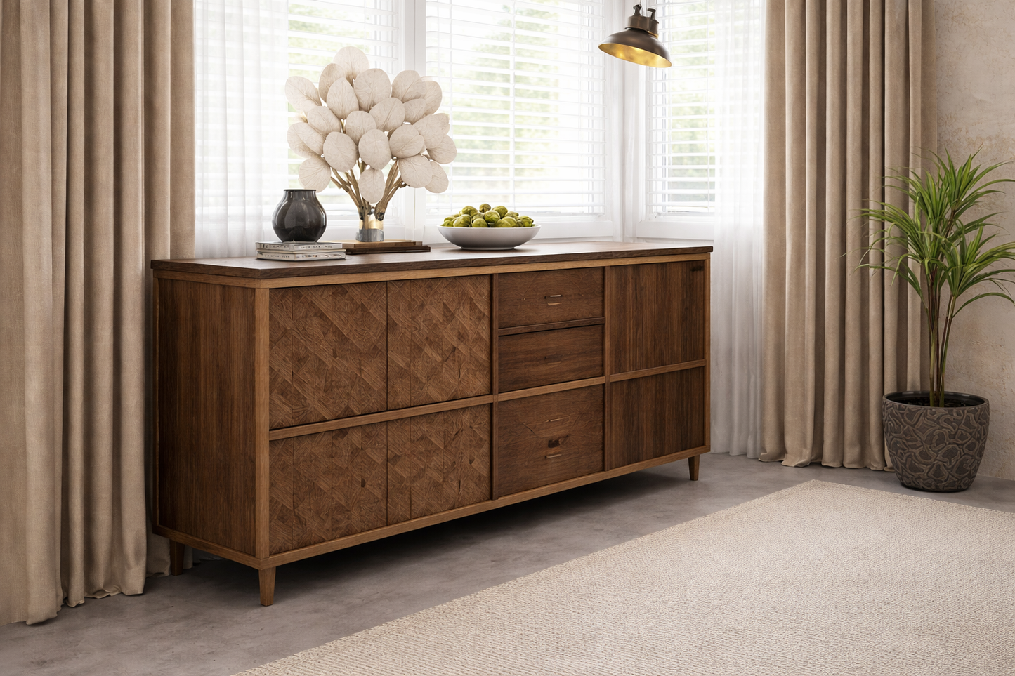 Earthy nook dining set