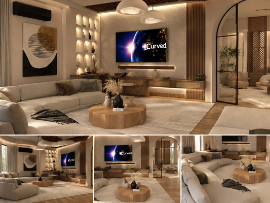 The Cozy Alcove Living Room